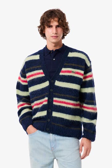 LACOSTE Strickjacke gestreift