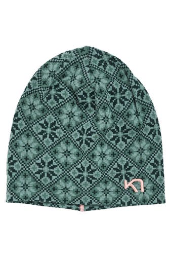 KARI TRAA Mütze 'Rose' gemustert