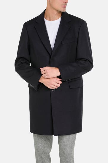 HACKETT Wollmantel nachtblau
