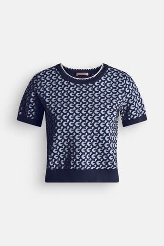 GUESS Strickshirt 'Ashley' gemustert
