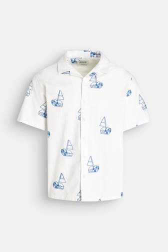 !SOLID Kurzarmhemd gemustert