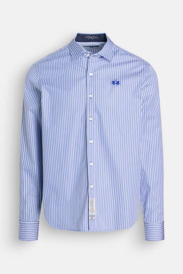 LA MARTINA Casual-Hemd blau