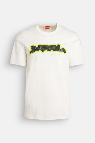 DIESEL T-Shirt creme