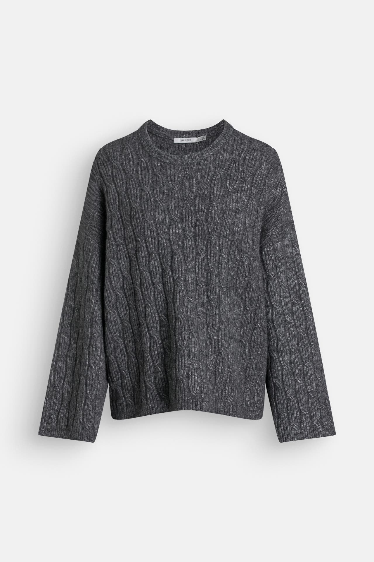 GESTUZ Wollmix-Pullover dunkelgrau, Bild 1