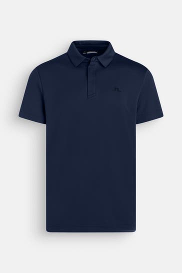 J.LINDEBERG SPORTSWEAR Funktions-Polo 'Silos' dunkelblau