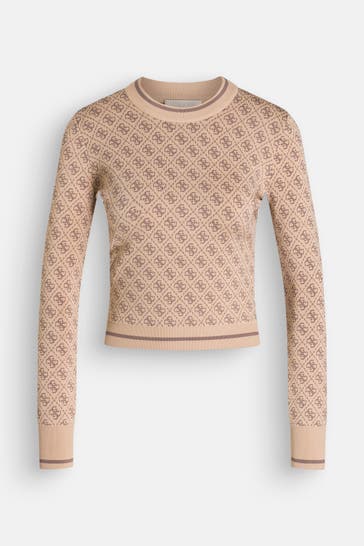 GUESS Strickpullover 'Lise' mehrfarbig