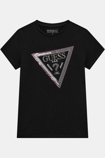 GUESS T-Shirt schwarz