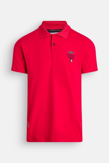 AERONAUTICA MILITARE Polo-Shirt rot