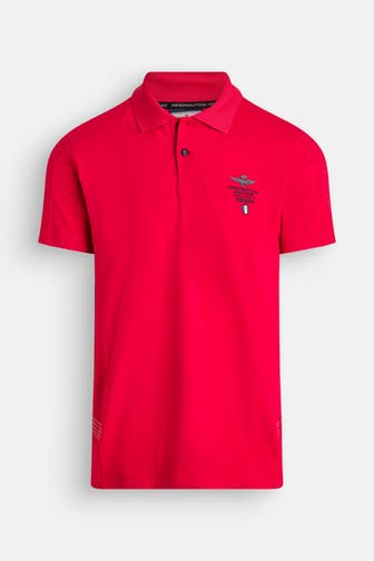 AERONAUTICA MILITARE Polo-Shirt rot
