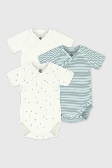 PETIT BATEAU 3er Pack Bodies mehrfarbig