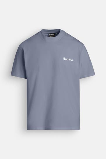 BARBOUR T-Shirt 'Camber' graublau