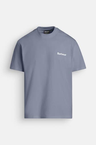 BARBOUR T-Shirt 'Camber' graublau