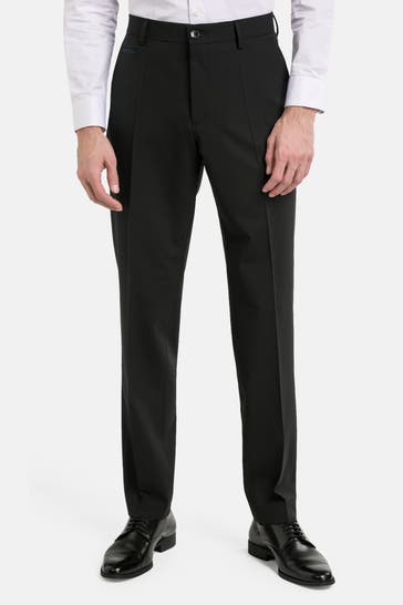 BOSS Stoffhose 'Genius' schwarz