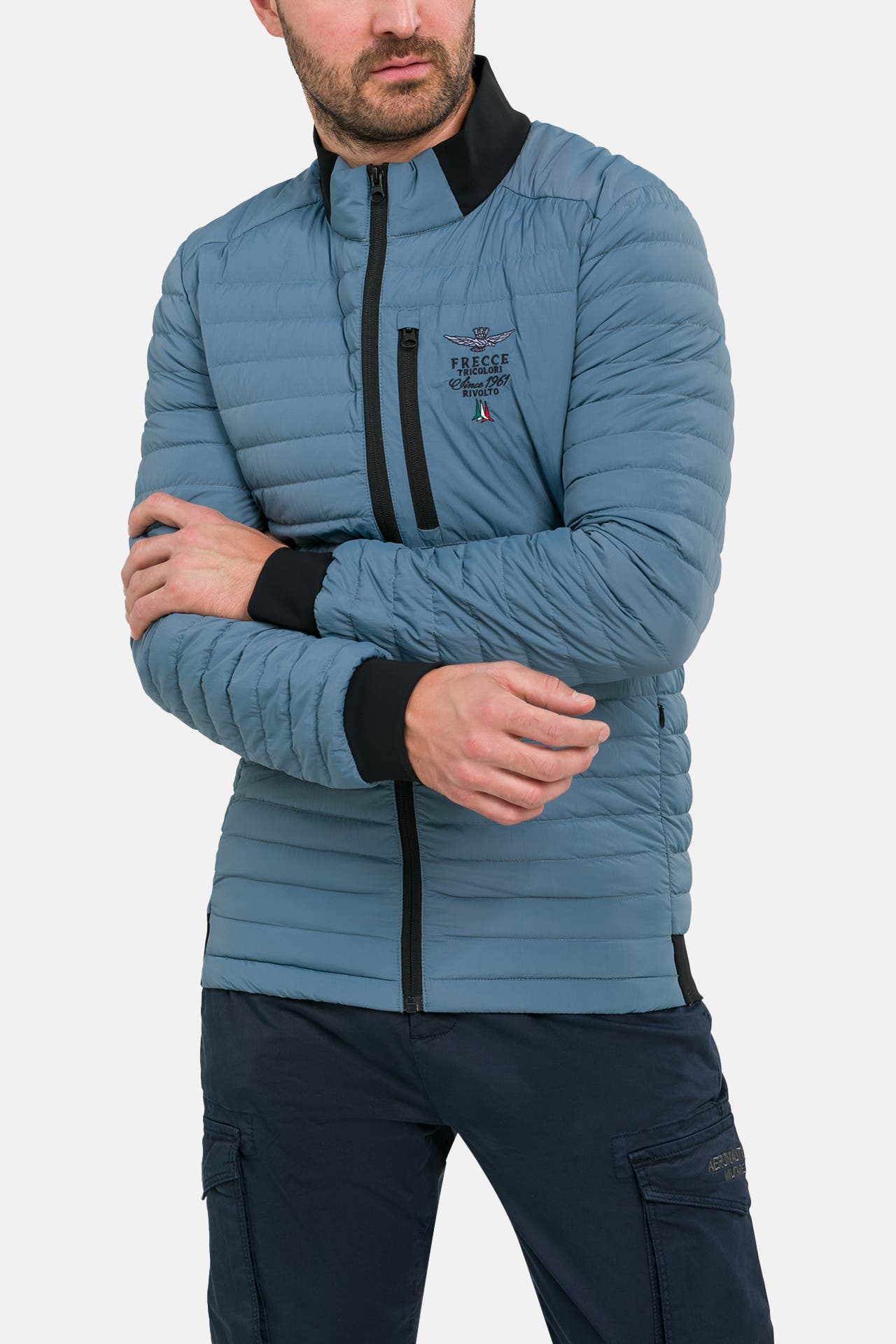 AERONAUTICA MILITARE Light-Steppjacke azurblau, Bild 1