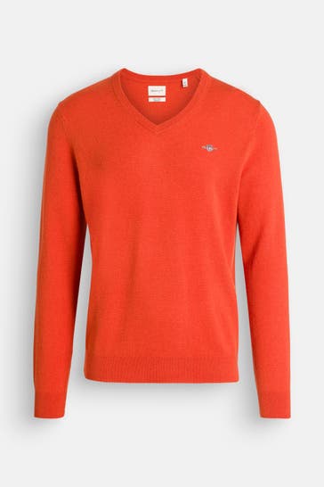 GANT Orange woollen blend jumper