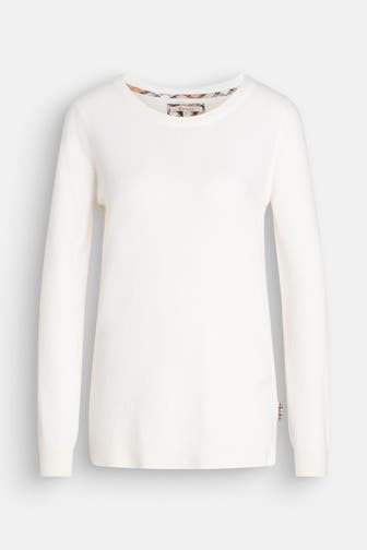 BARBOUR Wollmixpullover ecru