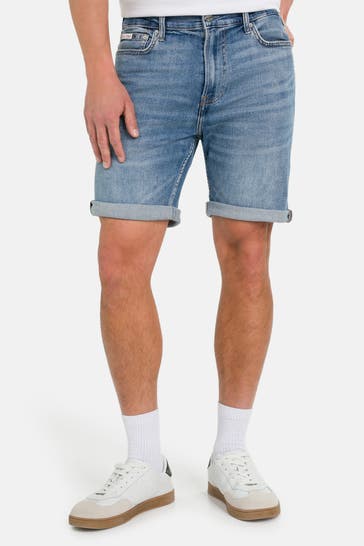 CK JEANS Jeansshorts blau