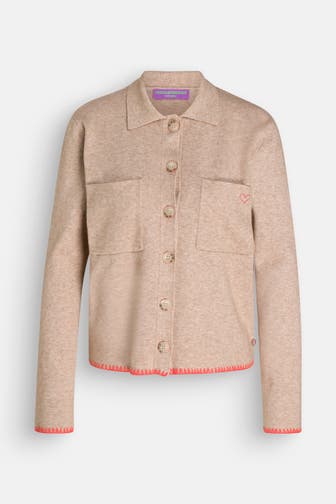 FRIEDA & FREDDIES NY Strick-Cardigan hellbraun