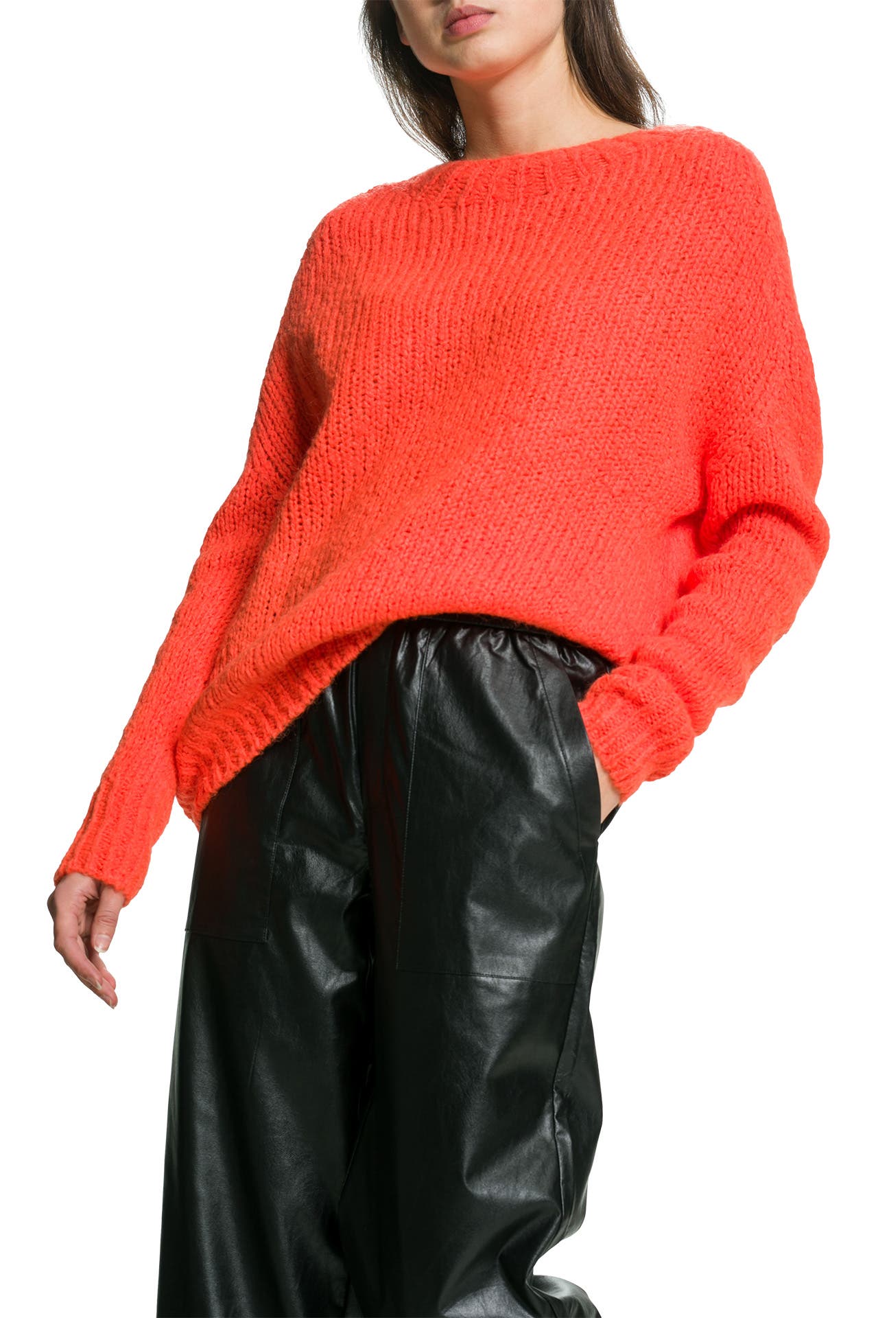 Oui Pink and Orange Printed Blouse 78739 312 main image 0