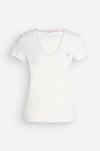 U.S. POLO ASSN. T-Shirt 'Bell' weiß