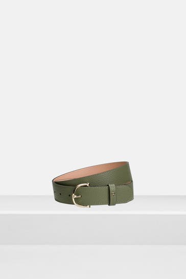 AIGNER Ledergürtel oliv