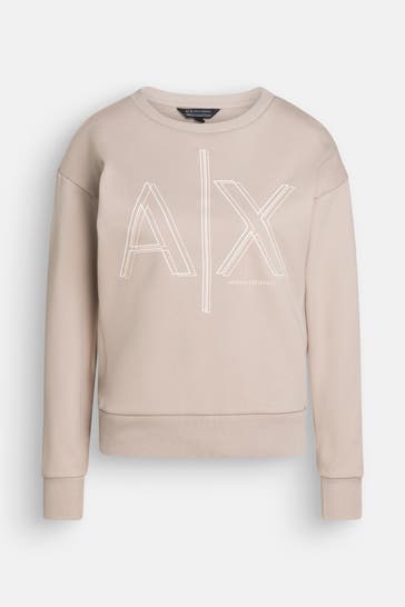 ARMANI EXCHANGE Sweatshirt beige