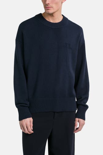 J.LINDEBERG Strickpullover 'Eddy' nachtblau