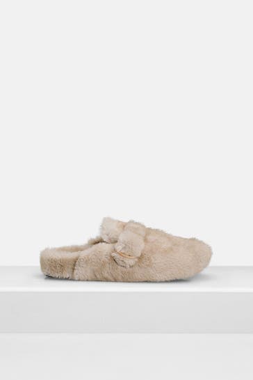 STEVE MADDEN Slides 'Plushie' beige