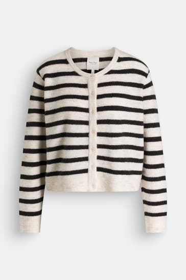 PART TWO Strickjacke gestreift