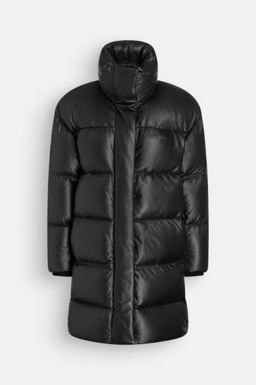 MACKAGE Ledermantel 'Saya' schwarz