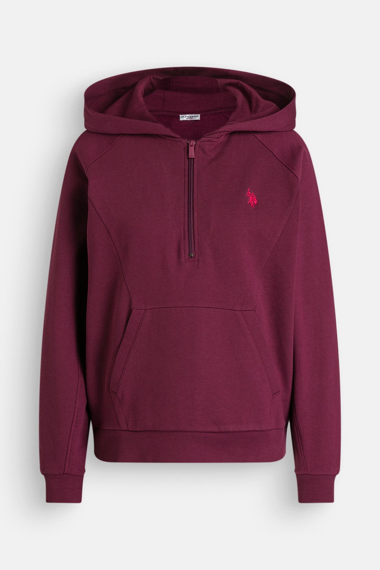 U.S. POLO ASSN. Hoodie 'Ellie' weinrot, Bild 1