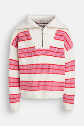 TOMMY HILFIGER Strick-Troyer gemustert