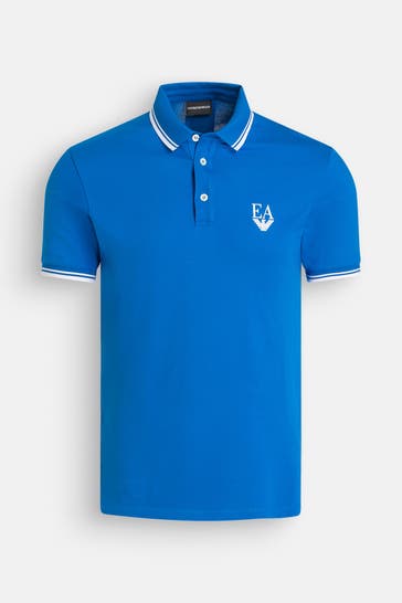EMPORIO ARMANI Polo-Shirt royalblau