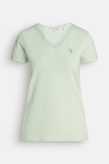 U.S. POLO ASSN. T-Shirt hellgrün