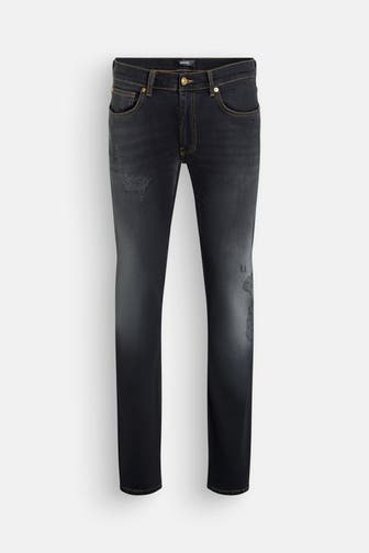 VERSACE Jeans dunkelgrau slim