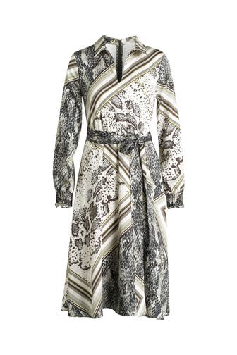 TED BAKER Kleid gemustert