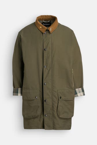 BARBOUR Mantel 'Icons Border' oliv