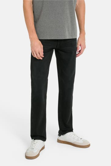 MARC O'POLO Black straight-leg jeans