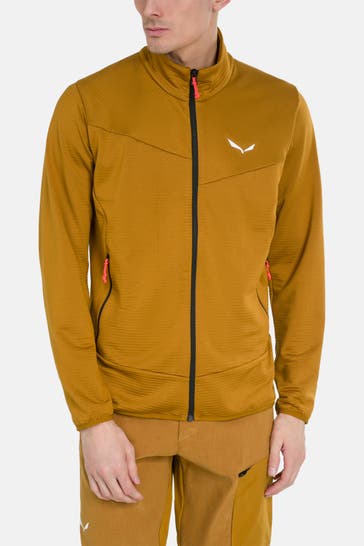 SALEWA Midlayer 'Puez Altavia' goldbraun