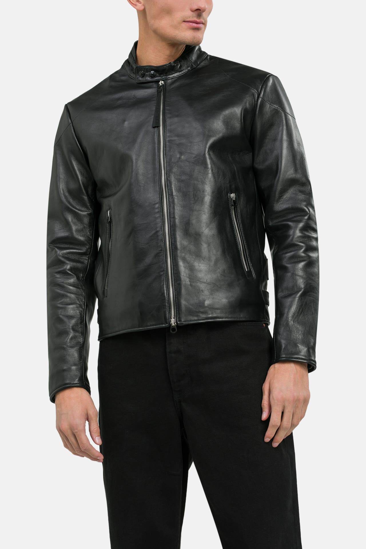 Replay Lederjacke Herren