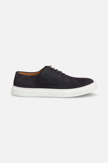 PRIME SHOES Leder-Sneaker dunkelblau