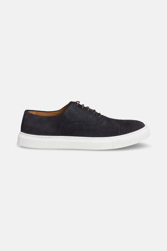 PRIME SHOES Leder-Sneaker dunkelblau