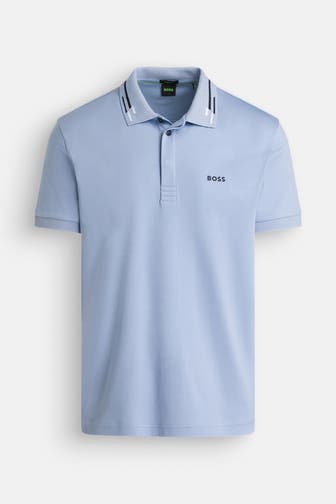 BOSS Polo-Shirt 'Paddy' hellgrau