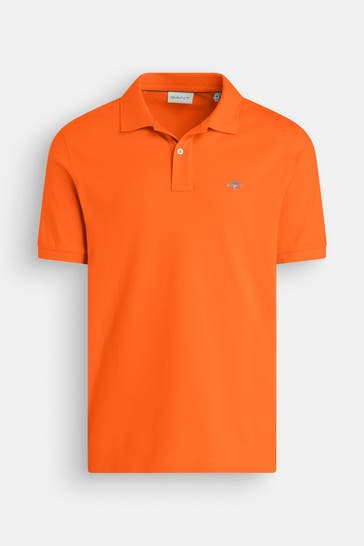 GANT Polo-Shirt dunkelorange