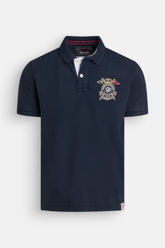 SUPERDRY Polo-Shirt dunkelblau