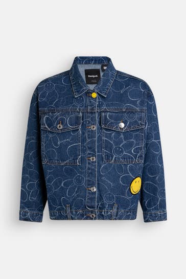 DESIGUAL Jeansjacke 'Ada' blau