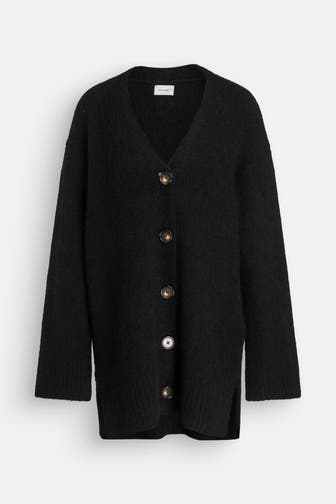 HOLZWEILER Wollmix-Cardigan 'Passage' schwarz