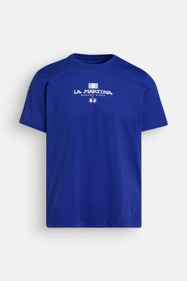 LA MARTINA T-Shirt königsblau