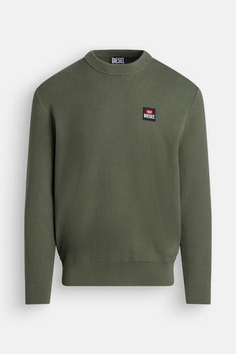 DIESEL Strickpullover dunkelgrün