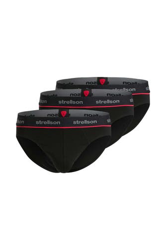 STRELLSON 3er-Pack Slip schwarz